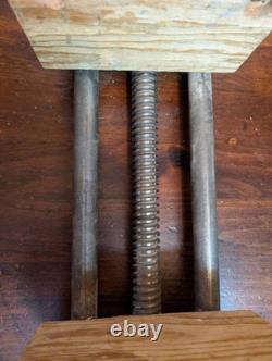 (Richards) Wilcox 7 Quick Release Rapid Acting Wood Woodworking Vise Vintage