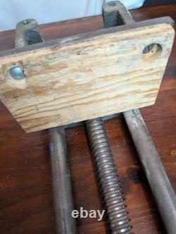 (Richards) Wilcox 7 Quick Release Rapid Acting Wood Woodworking Vise Vintage