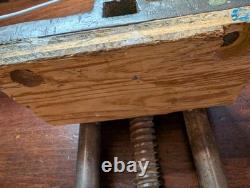 (Richards) Wilcox 7 Quick Release Rapid Acting Wood Woodworking Vise Vintage