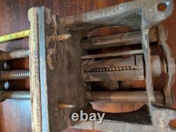 (Richards) Wilcox 7 Quick Release Rapid Acting Wood Woodworking Vise Vintage