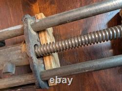 (Richards) Wilcox 7 Quick Release Rapid Acting Wood Woodworking Vise Vintage