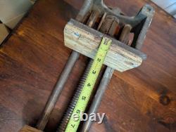 (Richards) Wilcox 7 Quick Release Rapid Acting Wood Woodworking Vise Vintage
