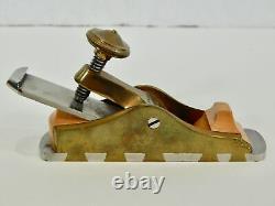 Robert Bob Baker Custom Dovetailed Brass Woodworkers Plane 1981