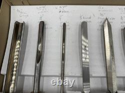 Robert Sorby 82HS (MPN 82HS) Set of 8 Woodturning Turning Tools