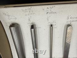 Robert Sorby 82HS (MPN 82HS) Set of 8 Woodturning Turning Tools