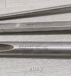 Robert Sorby HHS Woodturning Lathe Tools Chisel Sheffield England 13 Pieces Lot
