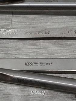 Robert Sorby HHS Woodturning Lathe Tools Chisel Sheffield England 13 Pieces Lot