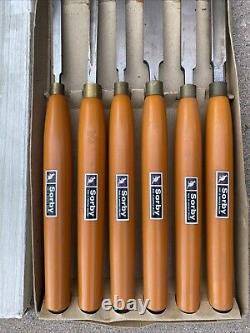 Robert Sorby Woodworking Turning Tools 6 Pc Set Lathe Made in England