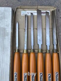 Robert Sorby Woodworking Turning Tools 6 Pc Set Lathe Made in England