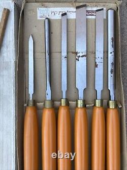 Robert Sorby Woodworking Turning Tools 6 Pc Set Lathe Made in England