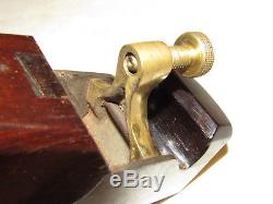 Rosewood infill'Patent Metal' Smoothing plane old woodworking tool Norris