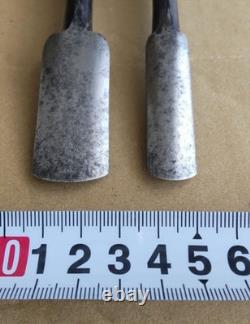 Round Chisels 15mm 24mm Set for Woodworking Tools Vintage Authentic Quality