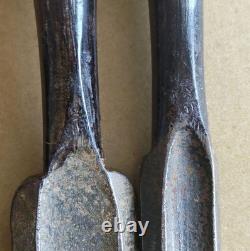 Round Chisels 15mm 24mm Set for Woodworking Tools Vintage Authentic Quality