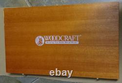 Router bit set by Woodcraft 19-piece 1/2 shank new in Wood Case never used