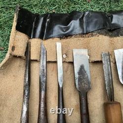 Ryusaku Shunko Maru Nomi 15pc Set Hand Tools for Carpenters Woodworking