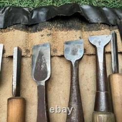 Ryusaku Shunko Maru Nomi 15pc Set Hand Tools for Carpenters Woodworking