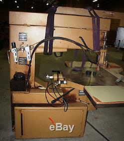 SCM R9 overhead router includes cabinet full of tooling