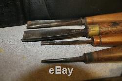 SET OF 17 WOODCARVING, ANTIQUE CARVING TOOLS my Personal tools