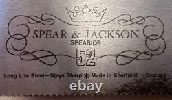 SPEAR & JACKSON #52 12 TENON SAW 14TPI Spectacular with Cardboard Protector