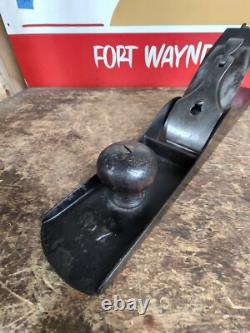 STANLEY BAILEY NO 7 SMOOTH BOTTOM WOODWORKING PLANE With 92 Logo Blade