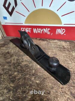 STANLEY BAILEY NO 7 SMOOTH BOTTOM WOODWORKING PLANE With 92 Logo Blade