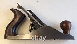 STANLEY BAILEY No. 4 US Pat Apr-19-10 Woodworking Plane Corrugated Bottom