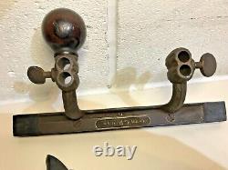 STANLEY No. 45 COMBINATION PLANE & No. 75 Plane Antique Sweetheart Cutters