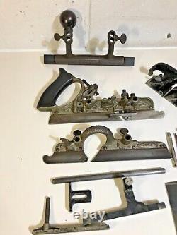 STANLEY No. 45 COMBINATION PLANE & No. 75 Plane Antique Sweetheart Cutters