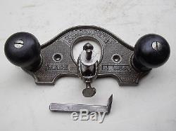 STANLEY No 71 1/2 ROUTER WOODWORK PLANE Very Good Condition 2 CUTTERS Early USA