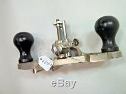 STANLEY No. 71 Woodworkers Router Plane, Nice Condition, Nickel Plate, England