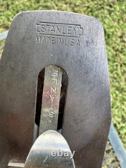 STANLEY TOOLS 4c Corrugated Woodworking plane With Original Box