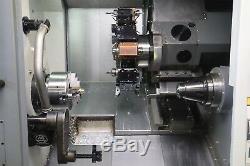 SamsungSL-25 ASY CNC Live Tool Turning Center Lathe Fanuc, Chip Conveyor, Tooling