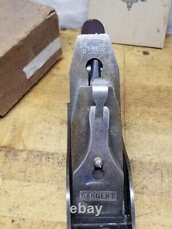 Sargent 409 Smoothing No. 4 Size Vintage Jack Plane Woodworking Tool Orig. Box