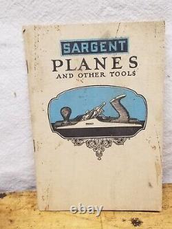 Sargent 409 Smoothing No. 4 Size Vintage Jack Plane Woodworking Tool Orig. Box