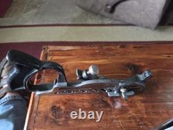 Sargent & Co. 196 Rabbet Plane Ornate Embossed Sides Woodworking Tool Body