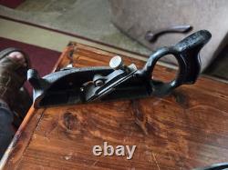 Sargent & Co. 196 Rabbet Plane Ornate Embossed Sides Woodworking Tool Body
