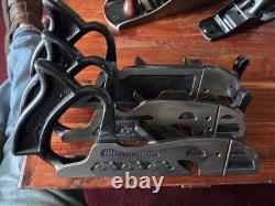 Sargent & Co. 196 Rabbet Plane Ornate Embossed Sides Woodworking Tool Body