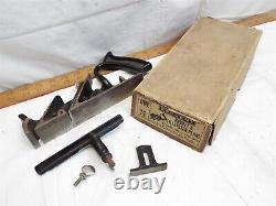 Sargent no. 79 Duplex Rabbet Fillister Plane Vintage Woodworking Tool withBox