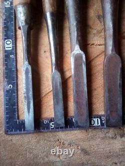 Sasuke Chisel 4pc Chisel Set Woodworking Hand Tool Carbon Steel Vintage