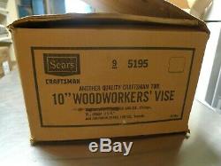 Sears Craftsman 10 Woodworking Vise 351-595 NEW OLD STOCK NEVER USED