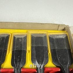 Sentora Japanese Chisels Set of 8 Fine Woodworking Tools Vintage with BOX