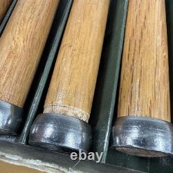 Sentora Japanese Chisels Set of 8 Fine Woodworking Tools Vintage with BOX