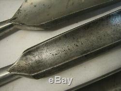 Set 4 Large Gouge Chisels Wood Carving Woodworking Tool Buck 2 3/4