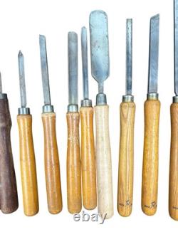 Set Of 10 Vintage Antique Wood Working Tools Chisels Buck Bros & More