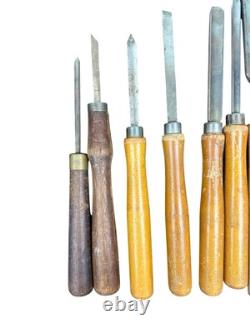 Set Of 10 Vintage Antique Wood Working Tools Chisels Buck Bros & More