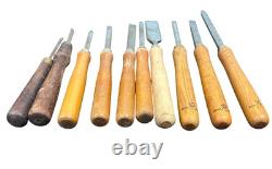 Set Of 10 Vintage Antique Wood Working Tools Chisels Buck Bros & More