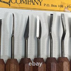 Set Of 12 Dockyard Micro Wood Carving Tools
