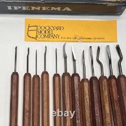 Set Of 12 Dockyard Micro Wood Carving Tools