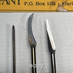 Set Of 12 Dockyard Micro Wood Carving Tools