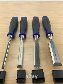 Set Of 4 Marples Woodworking Bevel Edge Paring Chisels Sheffield England